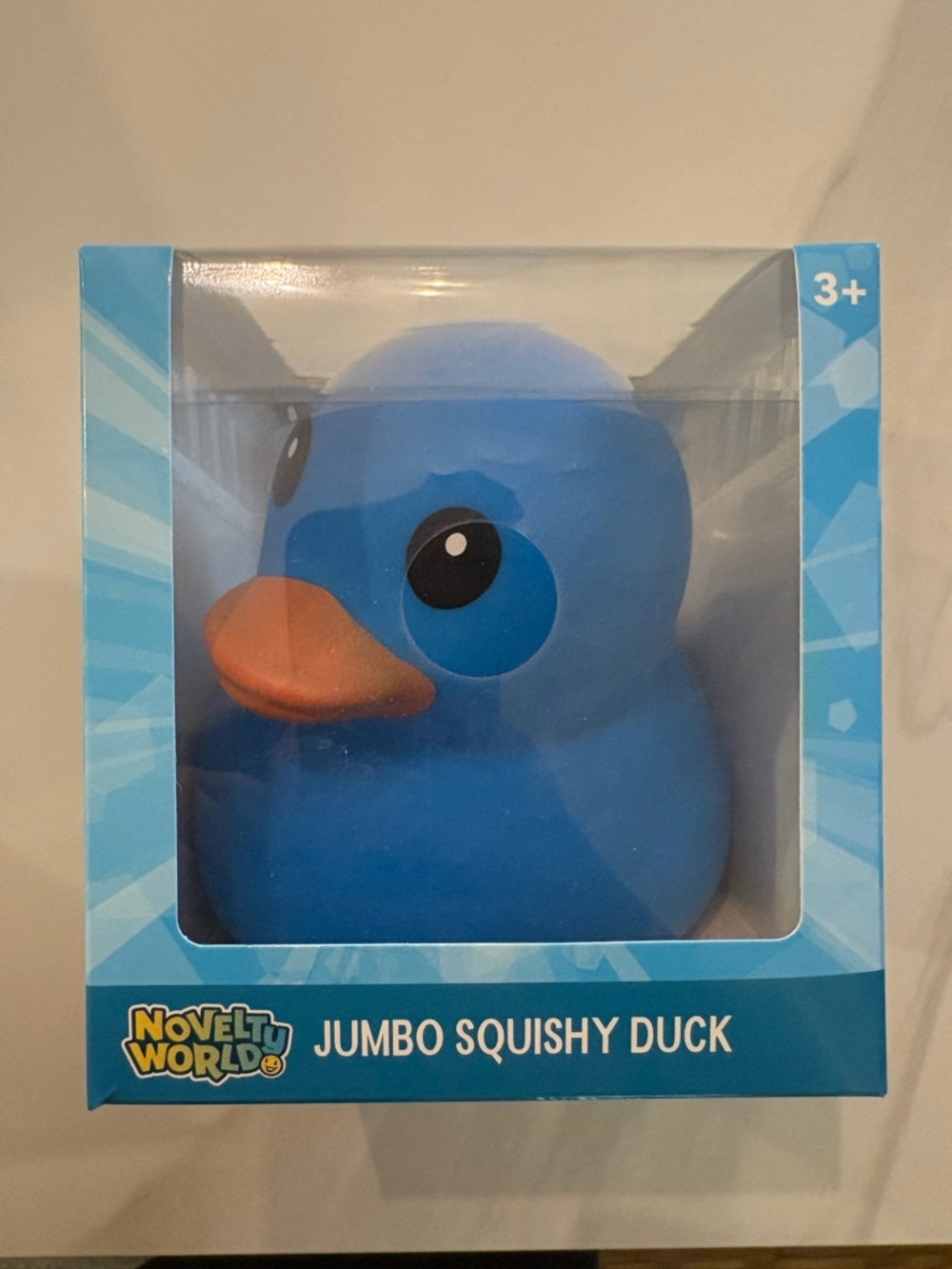 Blue or Orange Jumbo Squishy Duck